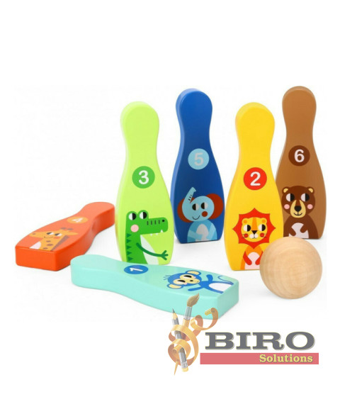 Joc din lemn Bowling, cod 57369